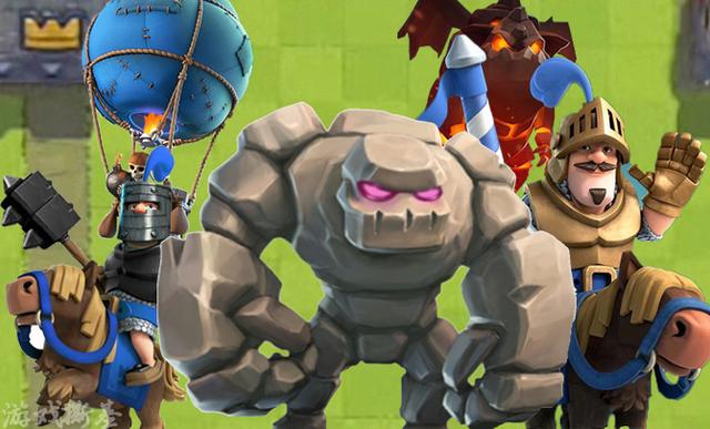 皇室冲突卡牌搭配(皇室战争4000+分段冲杯卡组Top5，完美的热门卡组)