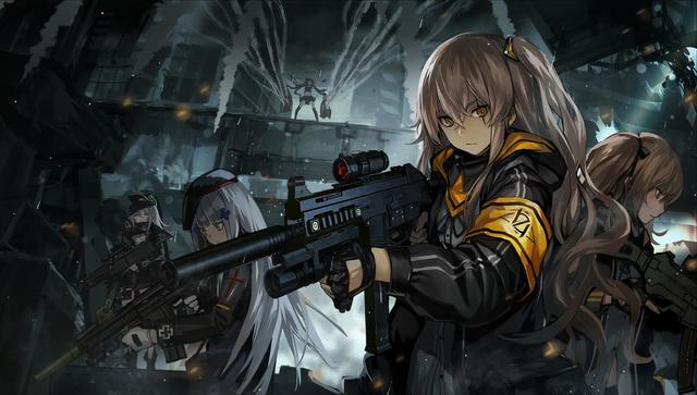 少女前线ump45图片(《少女前线》ump45动漫图片)
