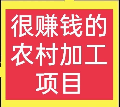 家庭致富加工小项目(农村哪些加工厂发展前景不错？本文详细告诉你！附带创业实例)