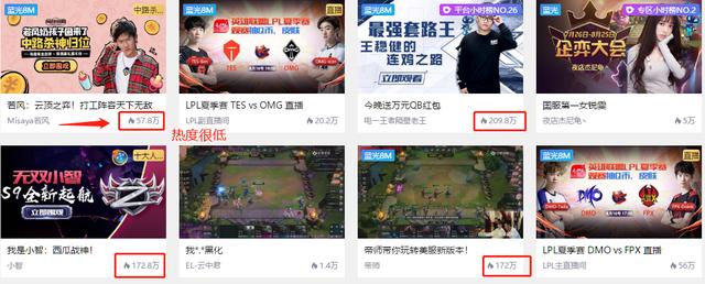 若风直播间直播间(英雄联盟若风的直播间热度只有60万，对比之下处境过于惨淡)
