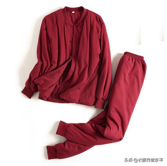 女士打底长裤裁剪方法(做条家居女款棉裤，在家穿真舒服。简单的一片式制版，简单实用)