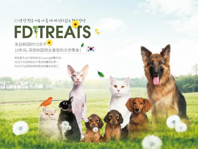 韩国用品店加盟店(代理｜韩国宠物零食品牌FD TREATS进入中国，璞琪贸易为总代)