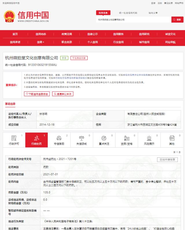 微拍堂怎么样靠谱(微拍堂被市场监管处罚135万元 消费者频繁投诉其卖假货、退货难等问题)
