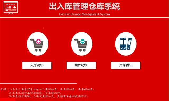 货品出入库管理表格(仓管高大上神器：出入库管理台账（Excel表格系统集成版）)