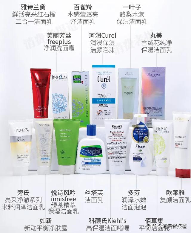 丝塔芙洗面奶怎么样(14款洗面奶试用评价：佰草集去油效果差；丝塔芙评分较低)