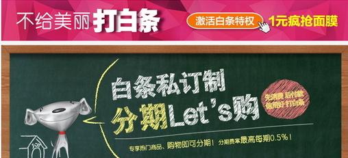 京东上的白条支付是什么意思(京东白条的优点和缺点。打白条套，你要的答案都在这)