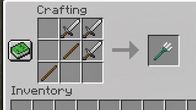 我的世界武器合成表大全(我的世界：三叉戟也能制作？无数萌新被骗，毫无意义的合成表)