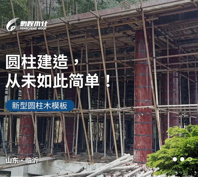 小型模板加工厂(安徽圆柱模板厂家 鹏程木业各种规格 圆柱木模板 定制加工)