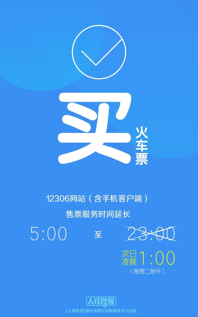 火车票凌晨有人售票吗(12306售票时间，延长到凌晨1点)