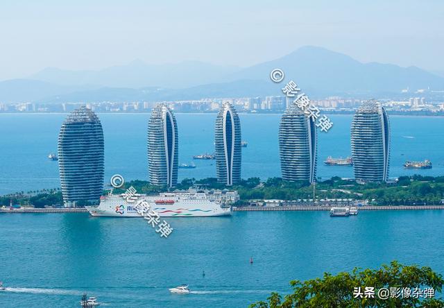 三亚海景图片大全(三亚地标凤凰岛，豪华奢靡被誉为“东方迪拜”，房价曾是天文数字)