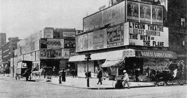 时代广场历史：纽约旅游圣地演变的奇怪故事(纽约时代广场地图)