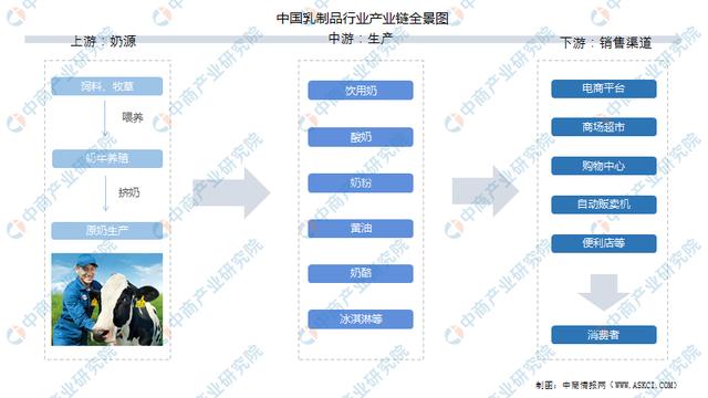 中国乳品行业网(2022年中国乳制品行业产业链上中下游市场剖析)