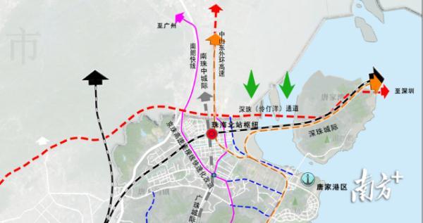 深圳闯红灯扣几分罚多少钱2021(深珠通道珠海侧走向披露，未来深圳30分钟可达珠海)