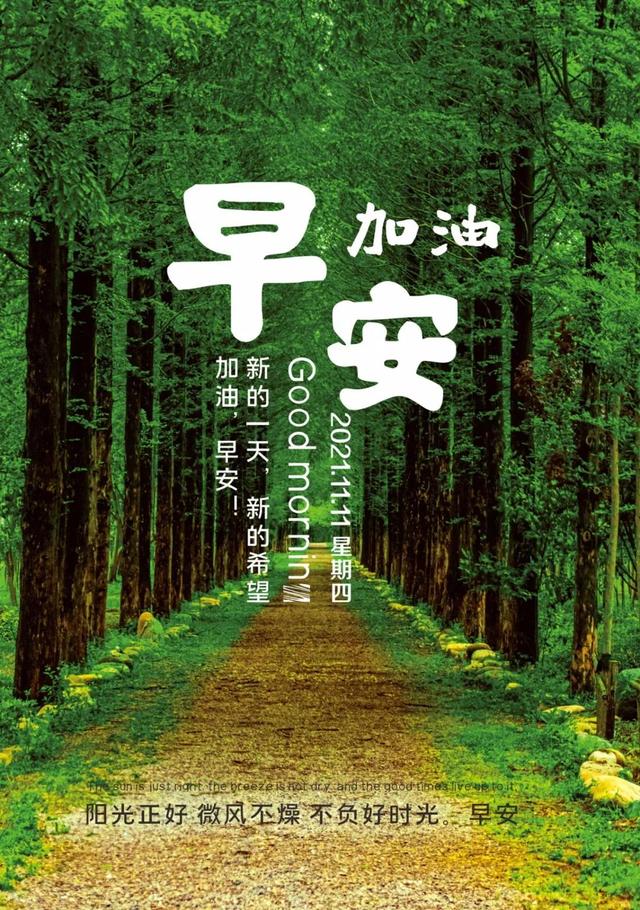 购物狂欢节祝福语(11月11日，光棍节+购物节的早安日历来啦，美好的一天从我开始)