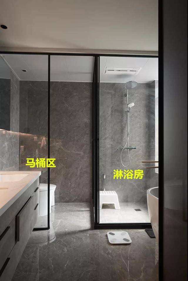 抖音马桶门分享(马桶和淋浴区共用一扇门，一门2用实现三分离式，比日本那招实用)