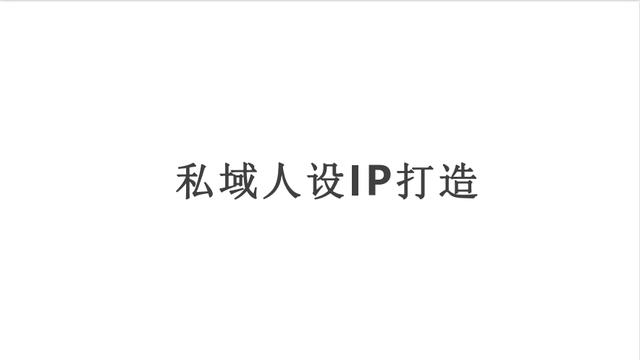 什么是人设ip(私域IP人设如何打造？（纯干货分享）)