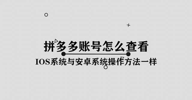 拼多多登陆过的账号怎么查看(拼多多账号怎么查看)