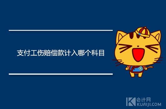 工伤补偿款打入伤者账户吗(支付工伤赔偿款计入哪个科目？)