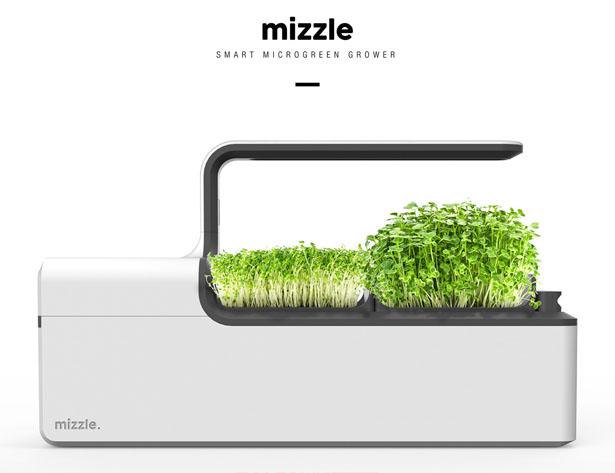 微桌面官网(Mizzle——家庭园艺用智能桌面微绿色种植者)
