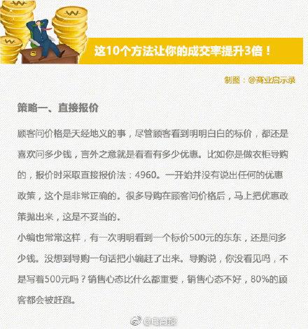 网络销售技巧(电商销售十大价格谈判策略：让你在顾客询价时成交率提升3倍)