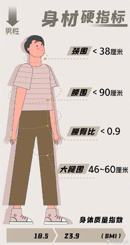 女生腰围24是多少厘米(医生眼中的好身材：满足5个指标)