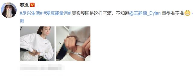 量腰围的尺子是大的那个还是小的那个(41岁秦岚腰围首次曝光！比男人头围还要小，侧面仅一个巴掌大)