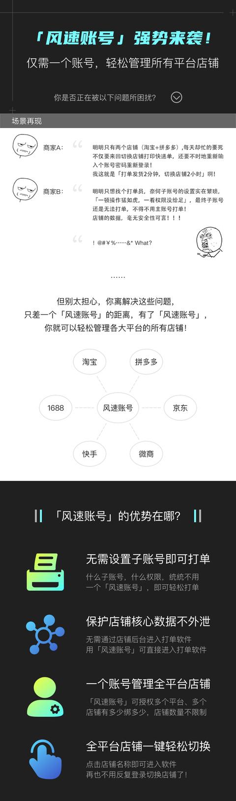 拼多多商家登入网页版输入主账户和密码登入不了(免费使用！一个账号管理多平台、多店铺订单)