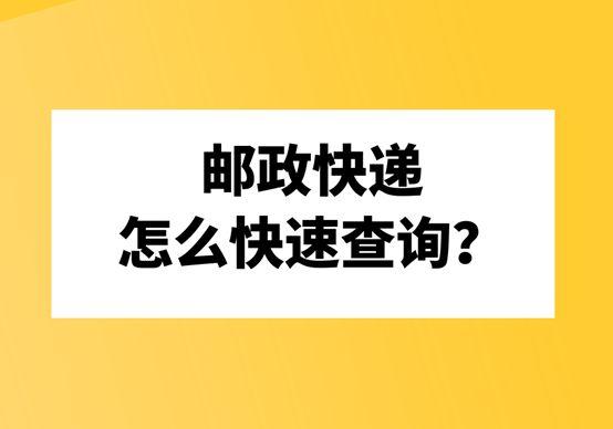 邮政特快专递单号查询(邮政快递怎么快速查询？)