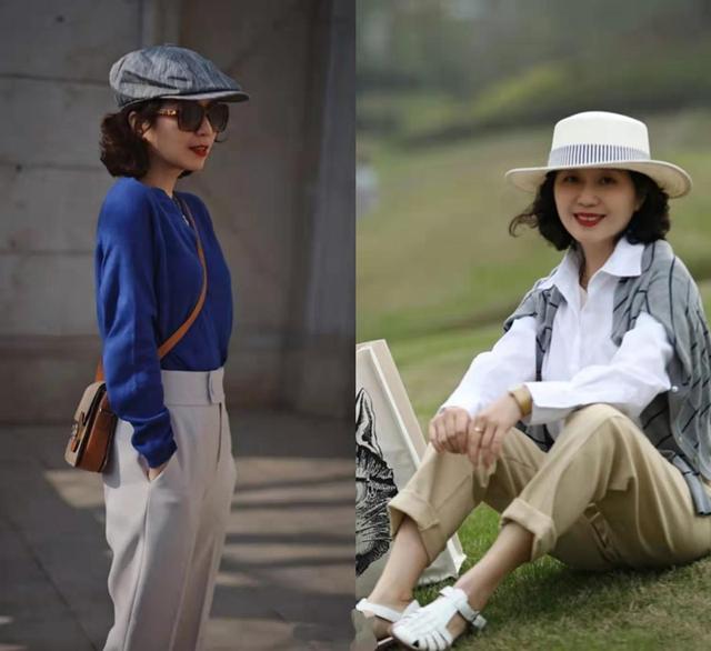 五十岁女人春季服装搭配图(50岁女人春季怎么穿更有气质？学学她的搭配，优雅减龄又知性)