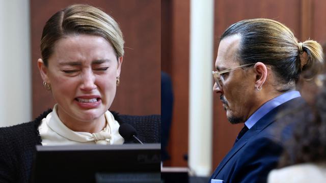 约翰尼德普前妻(德普前妻安珀法庭崩溃大哭！曝被打血溅床单照，却被恶搞嘲笑)