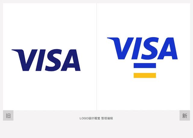 visa是什么意思(金融巨头VISA公布新VI，LOGO和欧洲三色旗难以分清)