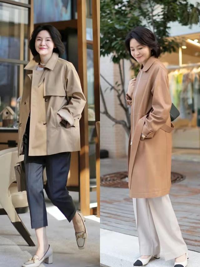 春款外套女装新款(50+妈妈辈开春第一件“外套”，要从这几款里选，穿再久都不过时)