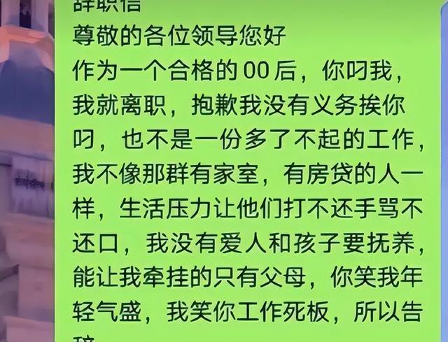 公司原因辞职信20字(“饼太大吃不下”，00后阴阳式辞职信火了，一点面子不给老板留)