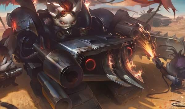 兰博皮肤废土男爵(《LOL》荒地男爵兰博原画公布 刀妹夜行义贼原画调整)