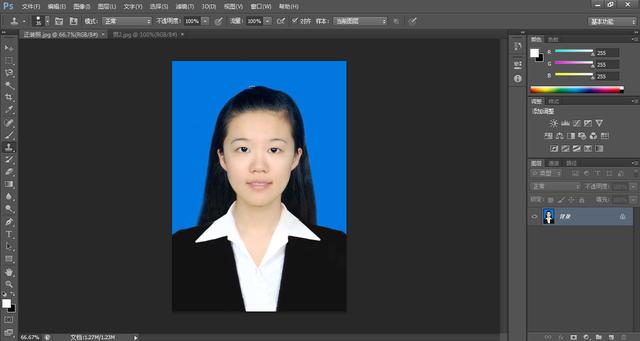 p证件照的软件可以加西服(ps制作正装照，简单实用)