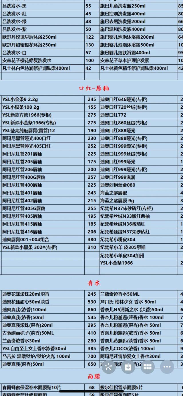 正品化妆品代理(各大名牌护肤品化妆品报价可以看看，诚招代理商)