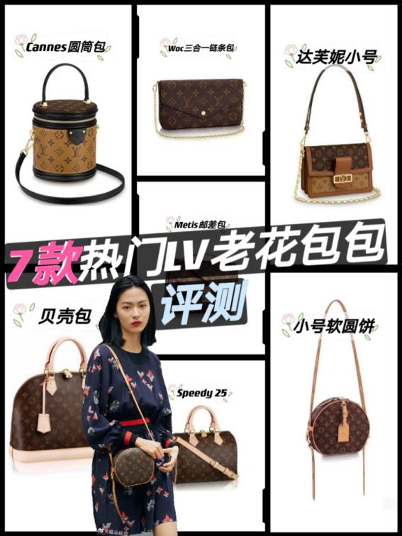 lv经典款女包图片老花(LV路易威登包包回收价格｜买包选老花7款热门LV老花系列)