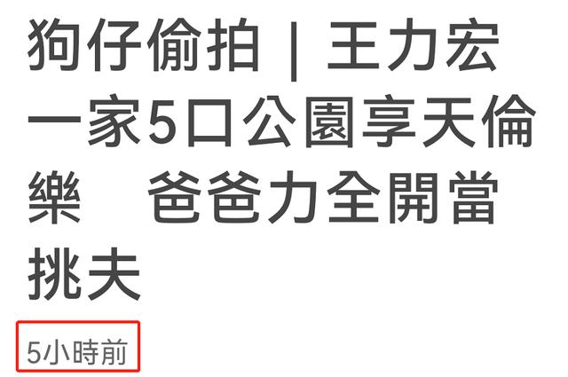 王力宏的儿子和女儿照片(王力宏一家五口出游，与妻子同框力破婚变传闻，3岁小儿子首曝光)