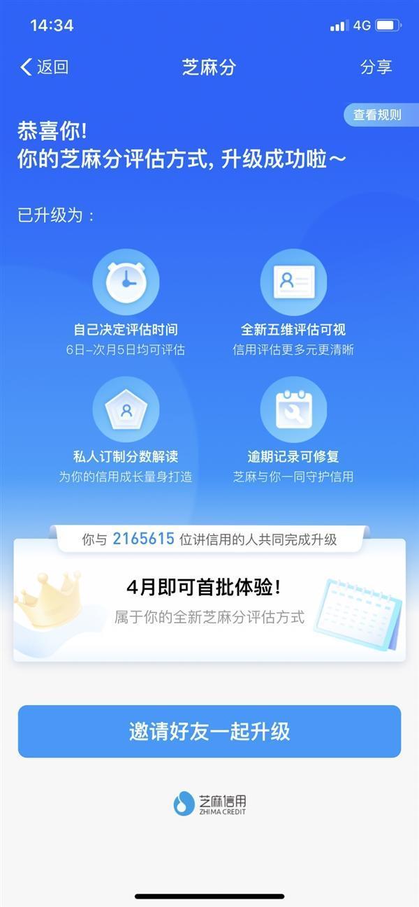 修复芝麻分有什么用(支付宝开启芝麻信用分新规！直接修复逾期记录：超200万人成功升级)