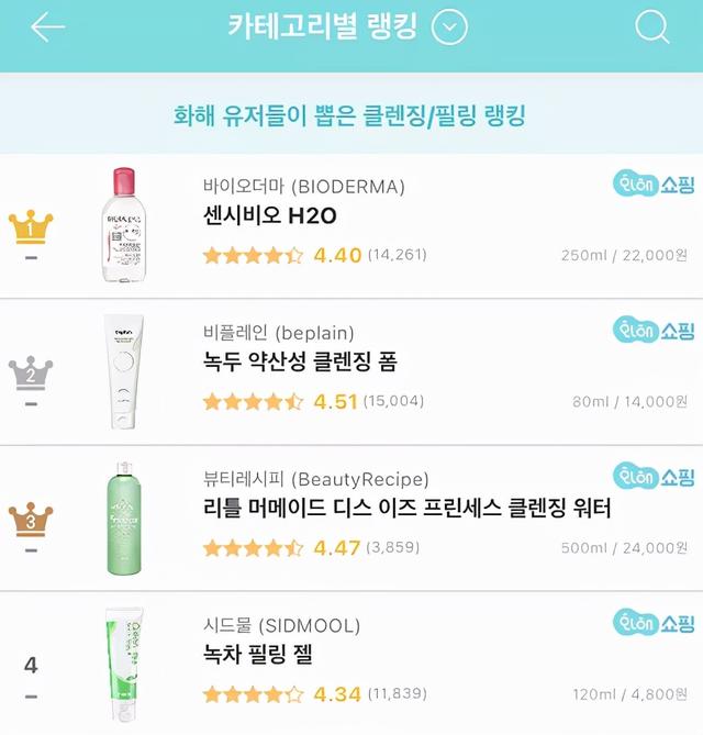 化妆品购物app排行榜前十名(你还在看某红书？这个榜单才是韩国妹子们日常使用的化妆产品哦)
