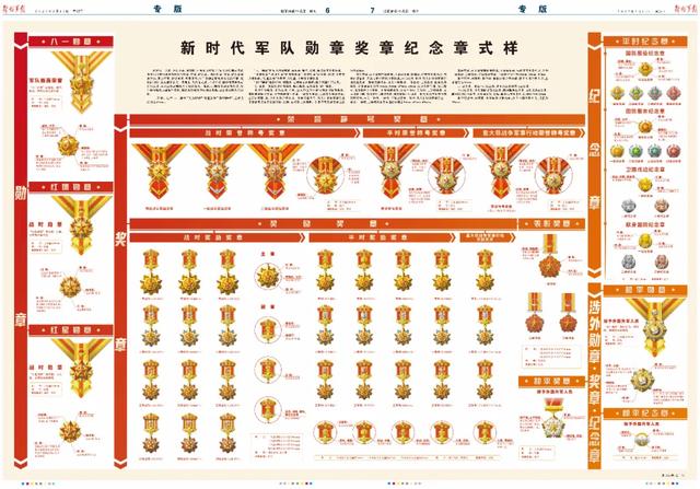 公章样式(新时代军队勋章奖章纪念章式样来了！（附式样图解）)