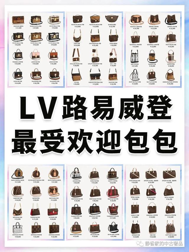 lv经典款女包有哪些(LV路易威登2021最受欢迎包包大合集)