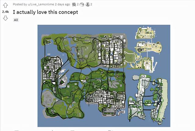 gta5线上怎么玩玩家自制地图(玩家整合GTA4、圣安地列斯、罪恶都市地图 无缝衔接)