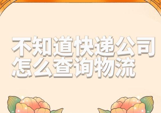 不知道运单号只知道手机号怎么查快递(不知道快递公司怎么查询物流)