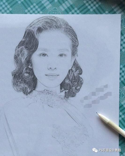 如何用ps做成素描(教你用PS简单几步就能制作出自己的素描画！)