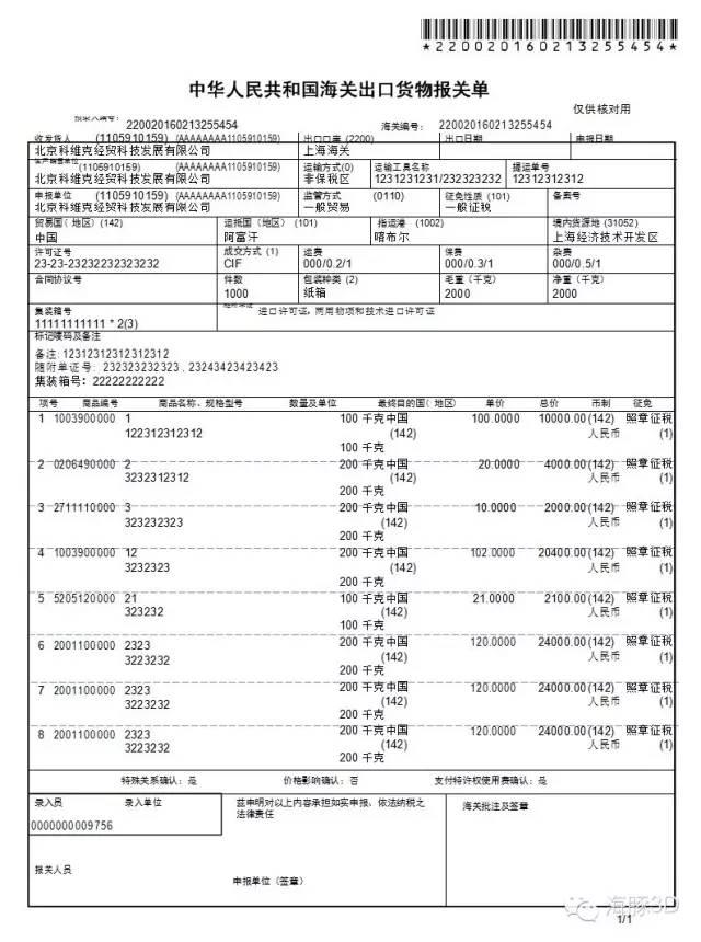 海关进口货物报关单样本(聚焦 | 新的出口报关单长什么样？怎么填？)