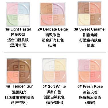 纪梵希四色散粉的正确使用方法(纪梵希散粉色号有何区别 不同色号适合不同肤色)