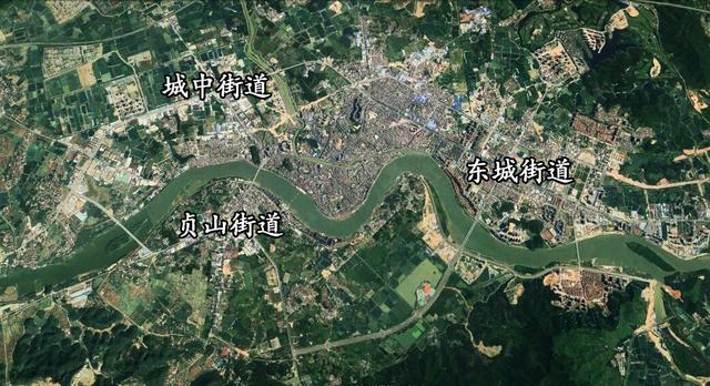 四会市属于哪个市哪个区(卫星上看四会市：地处四江汇流，是广东唯一的全国百强县市)