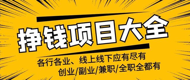 网络兼职赚钱项目(创业/副业/兼职/全职/挣钱项目大全，线上线下应有尽有，持续更新)