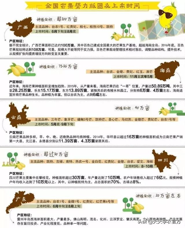 菲律宾芒果品种(快收藏！18种热门芒果品种最全介绍，包你1次看个够)